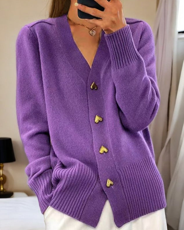 Elina | Sweetheart Strick-Cardigan